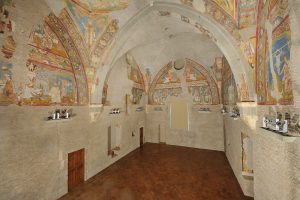 L’aula gotica nel complesso dei Santi Quattro Coronati al Celio